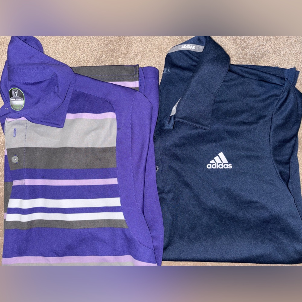 Pro series/Adidas golf shirts size M
